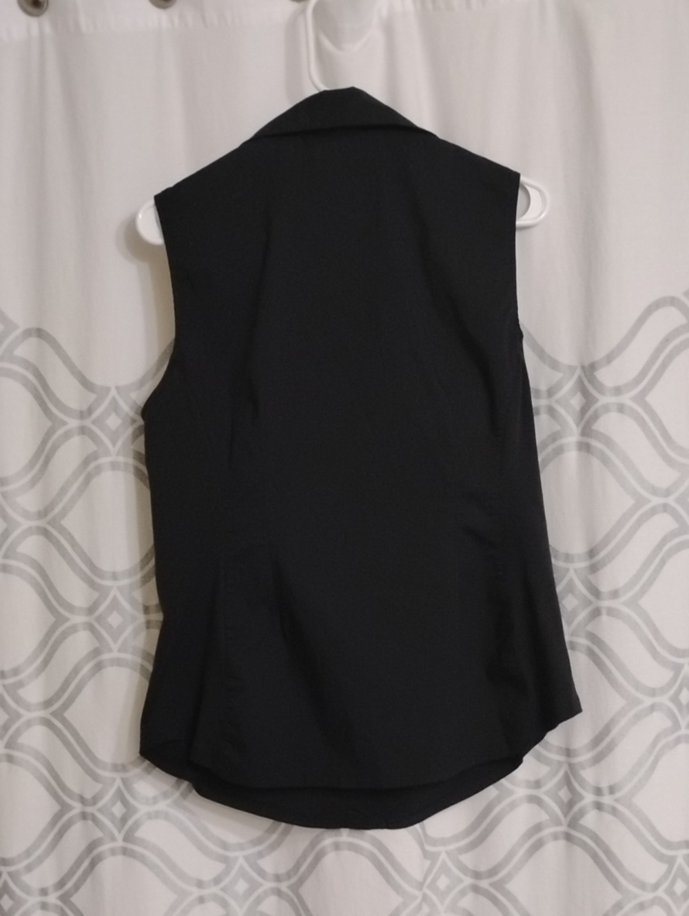Zac & Rachel Black Button Up Sleeveless Blouses - Picture 4 of 5